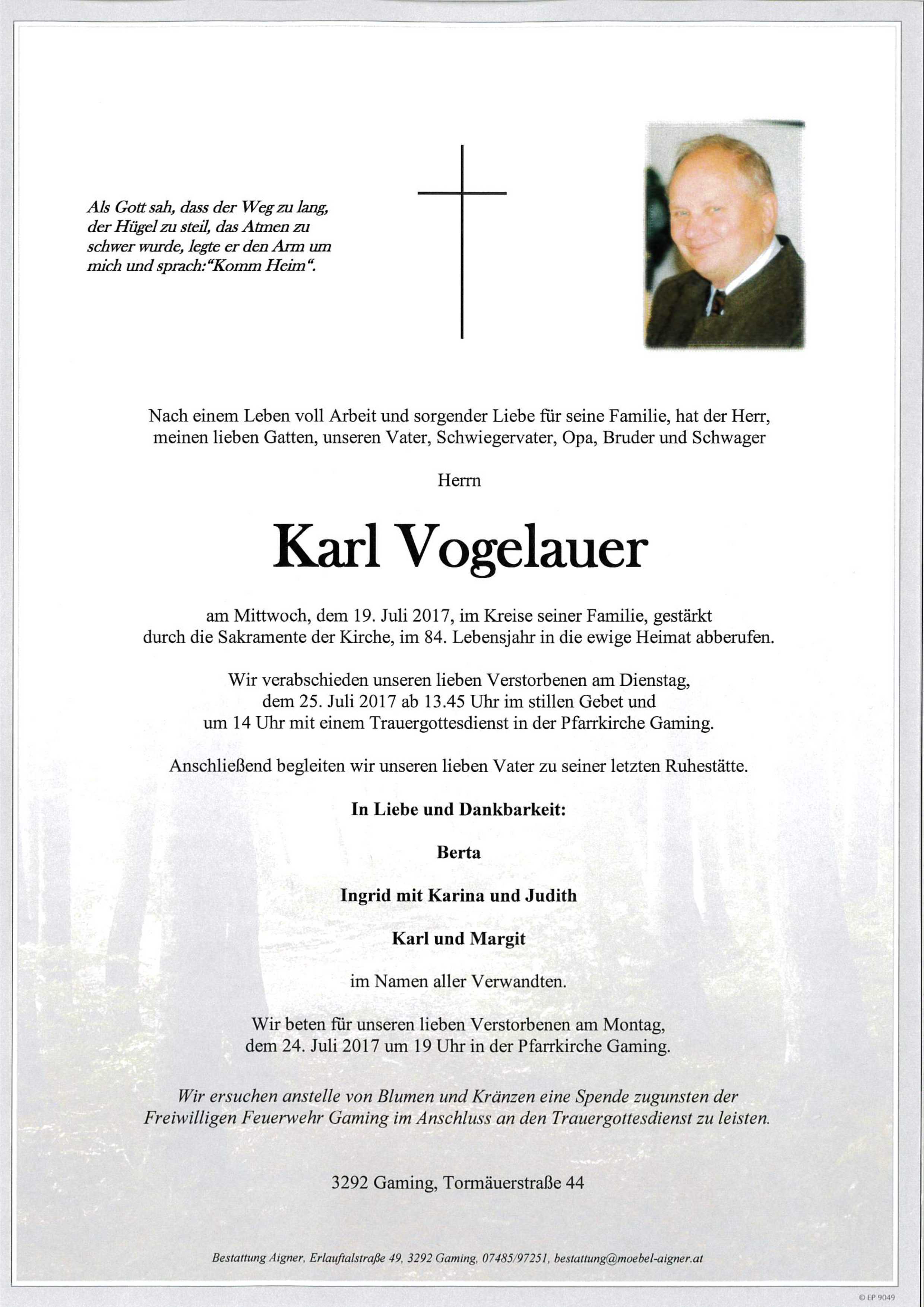 Karl Vogelauer