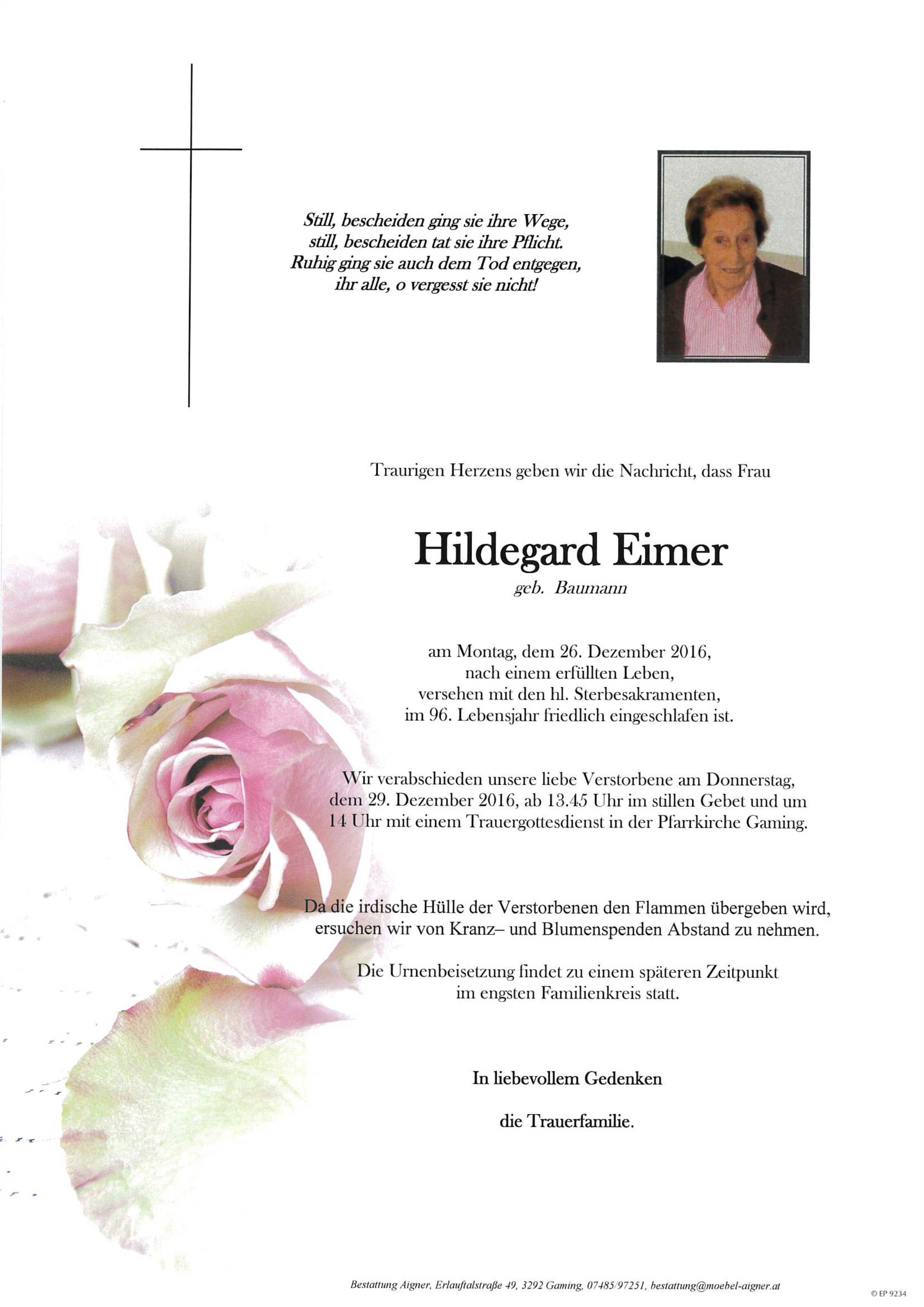 Hildegard Eimer