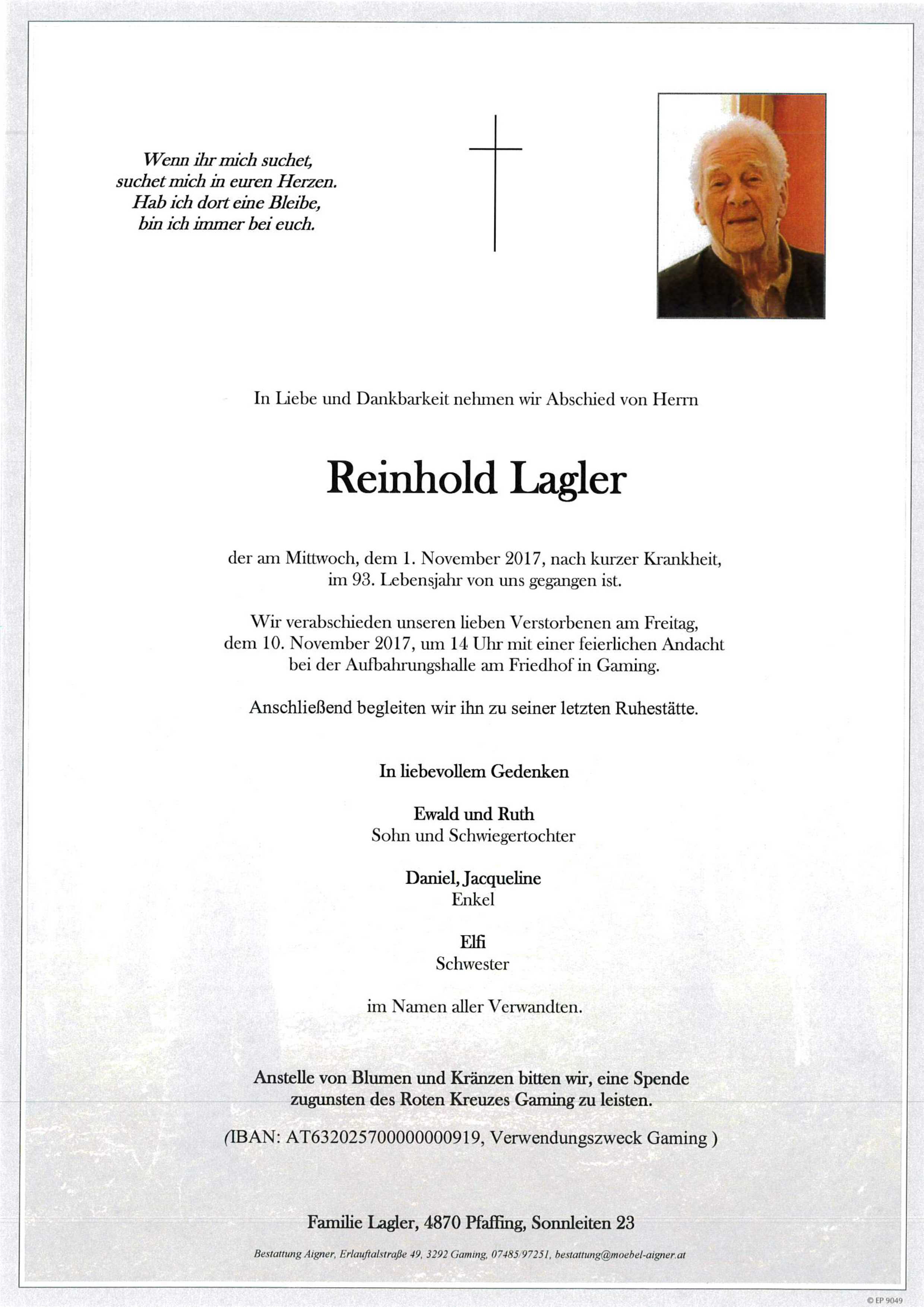 Reinhold Lagler