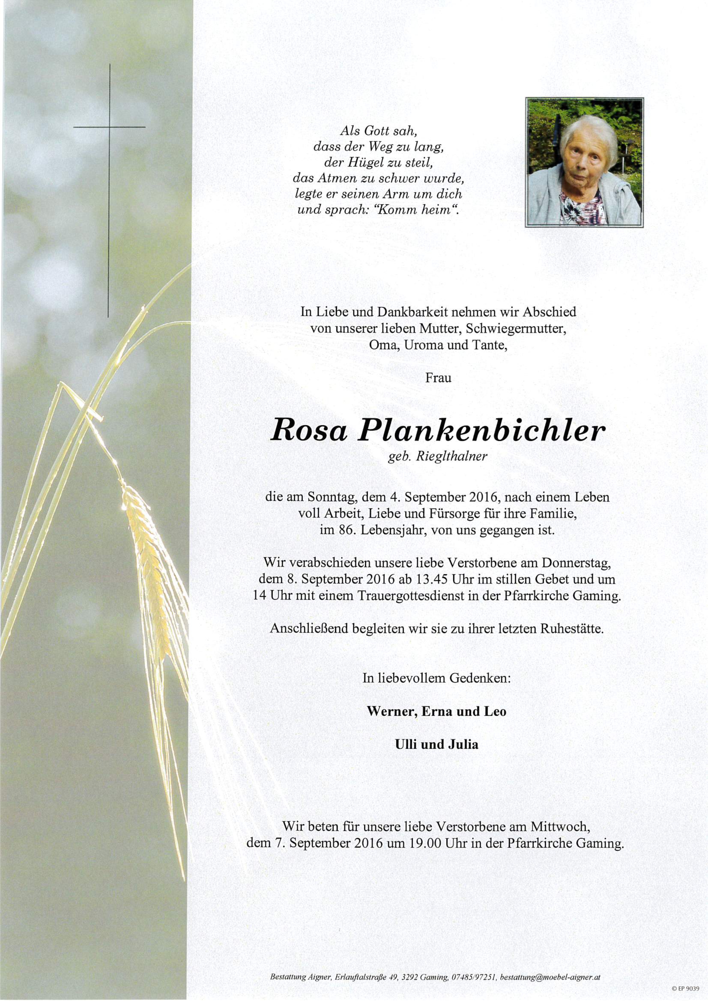 Rosa Plankenbichler