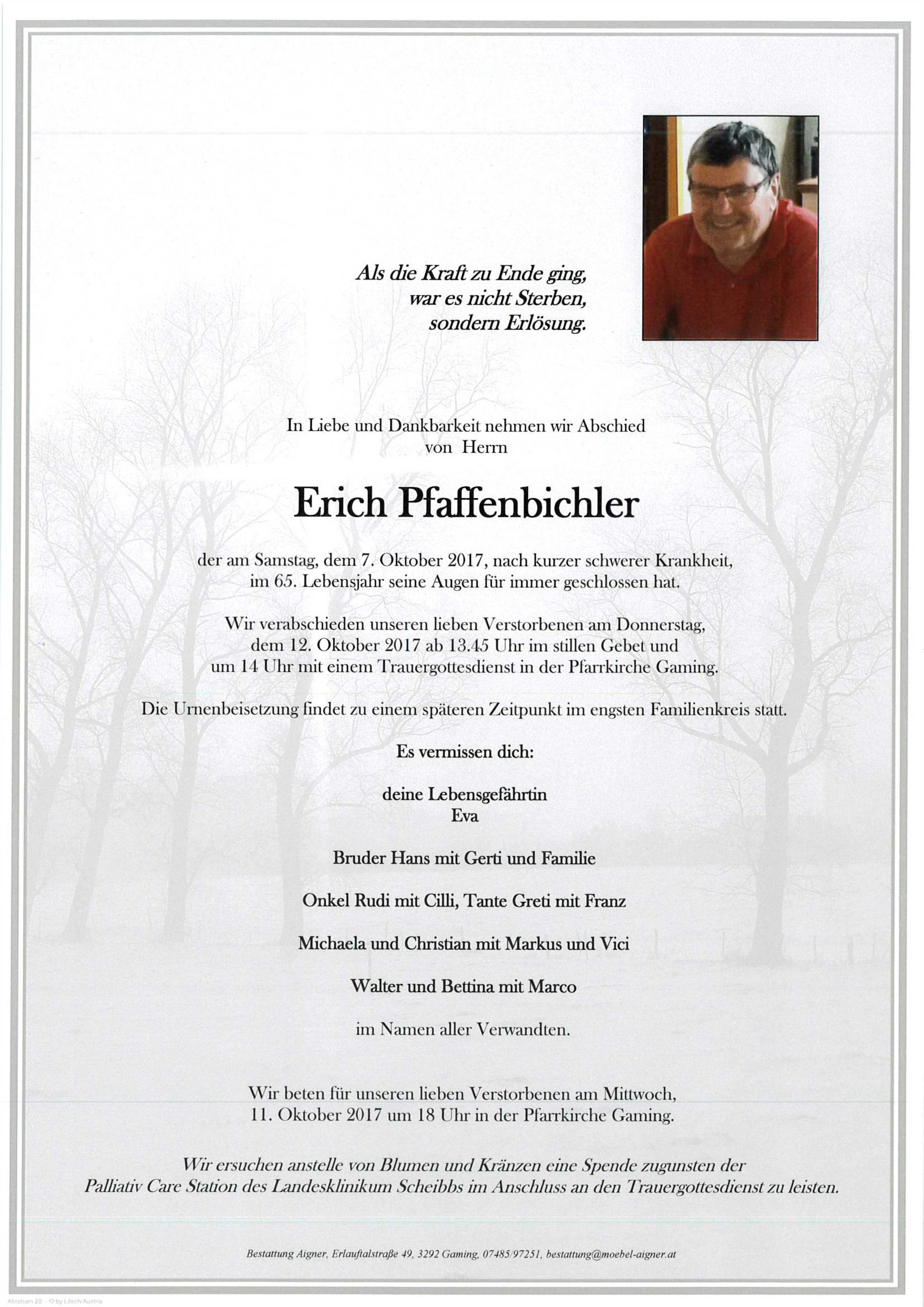 Erich Pfaffenbichler